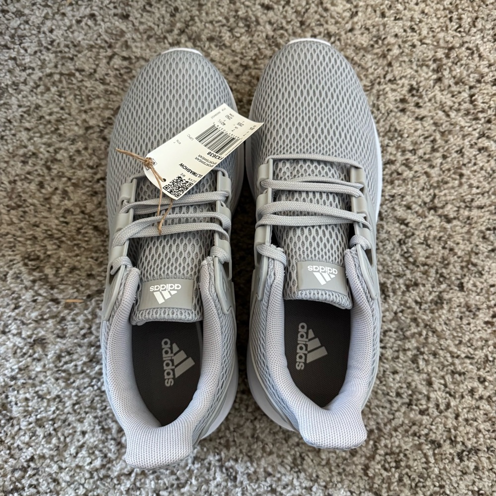 NWT Women’s 8.5 Adidas Ultimashow FX3638 Grey Running Shoes - Picture 4 of 7